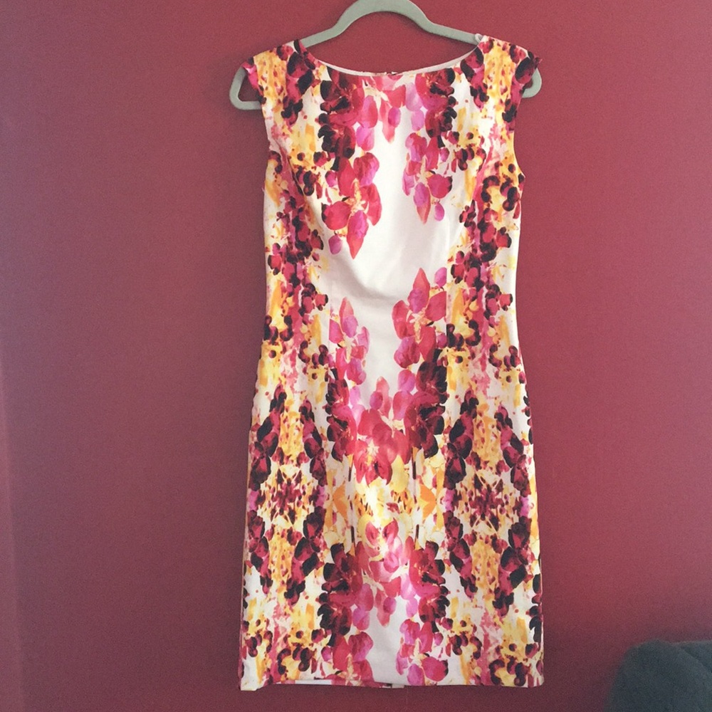 Knee length flower dress